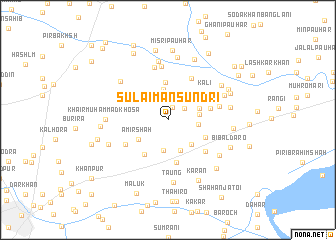 map of Sulaimān Sundri
