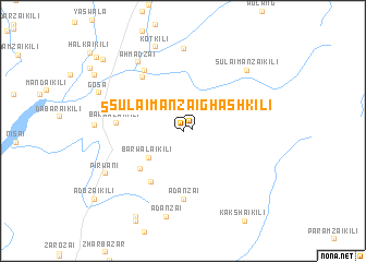 map of Sulaimānzai Ghash Kili