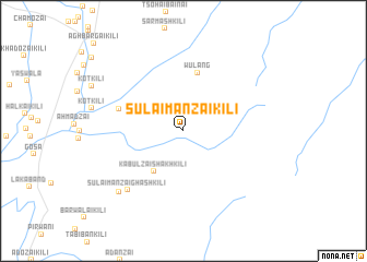 map of Sulaimānzai Kili