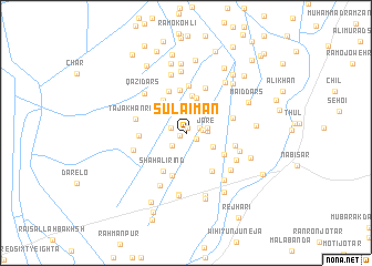 map of Sulaimān