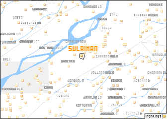 map of Sulaimān