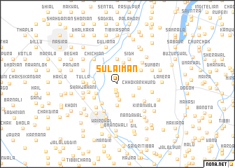 map of Sulaimān