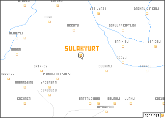 map of Sulakyurt