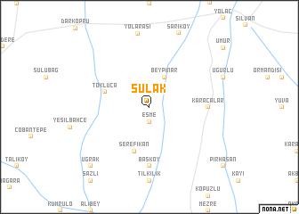 map of Sulak