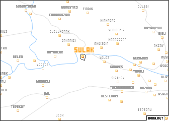 map of Sulak