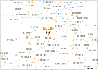 map of Sulak