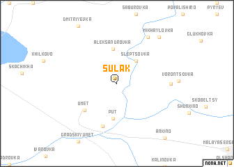 map of Sulak