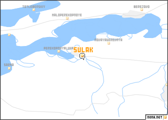 map of Sulak