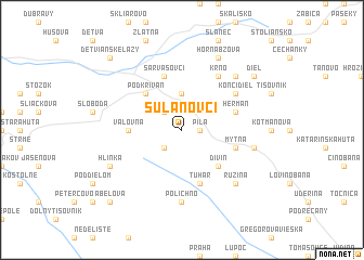 map of Sulanovci