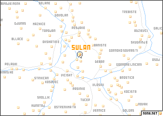 map of Šulan