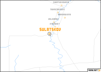 map of Sulatskov