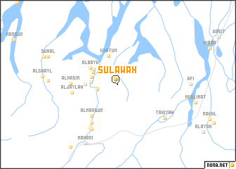 map of Şulāwah