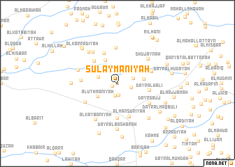 map of Sulaymānīyah