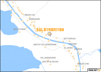 map of Sulaymānīyah