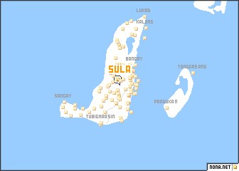 map of Sula