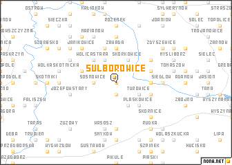 map of Sulborowice