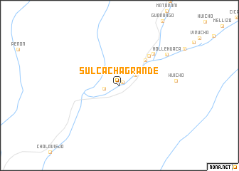 map of Sulcacha Grande