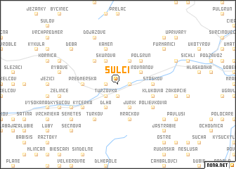 map of Šulci