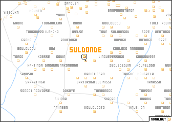 map of Suldondé