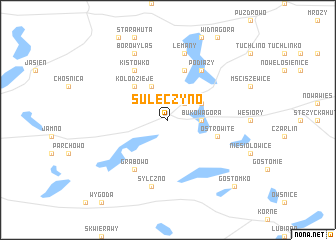 map of Sulęczyno