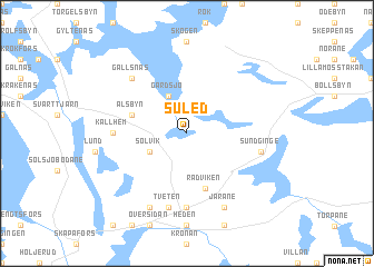 map of Suled