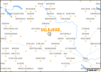 map of Sulejewo