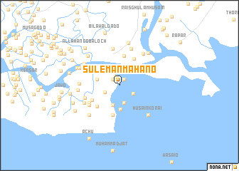 map of Sulemān Mahāno