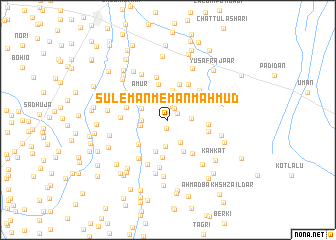 map of Sulemān Meman Mahmud