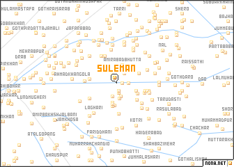map of Sulemān