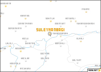 map of Süleymanbağı