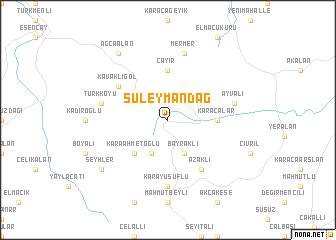 map of Süleymandağ