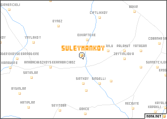 map of Süleymanköy