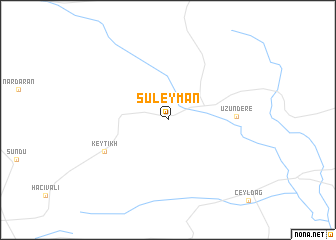 map of Suleyman