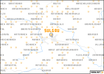 map of Sulgau