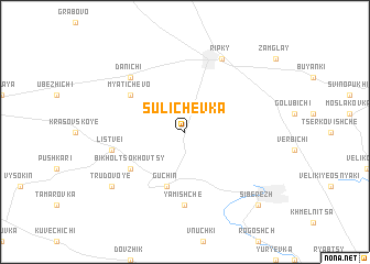 map of Sulichevka