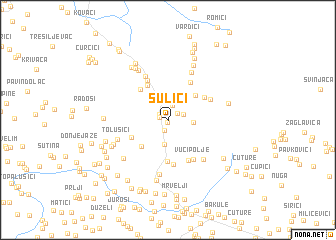 map of Sulići