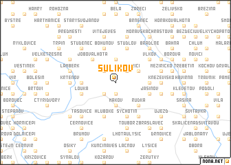 map of Sulíkov