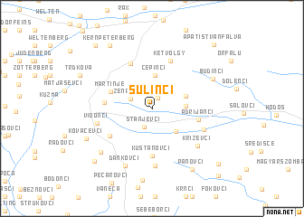 map of Šulinci