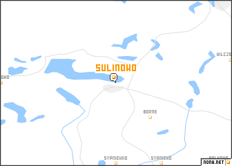 map of Sulinowo