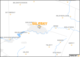 map of Sulinskiy