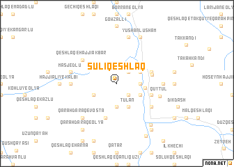 map of Sūlī Qeshlāq