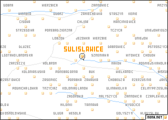 map of Sulisławice