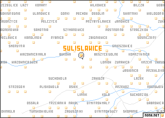 map of Sulisławice