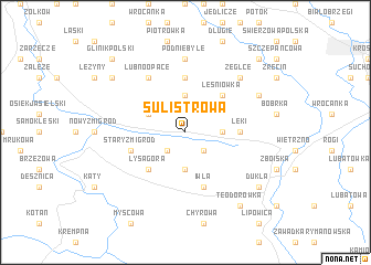 map of Sulistrowa