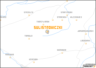 map of Sulistrowiczki