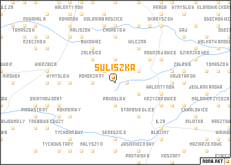 map of Suliszka