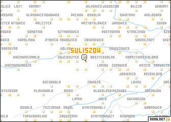 map of Suliszów