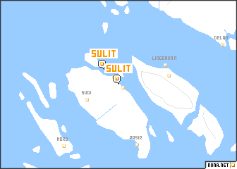 map of Sulit