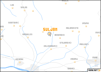 map of Šuljam