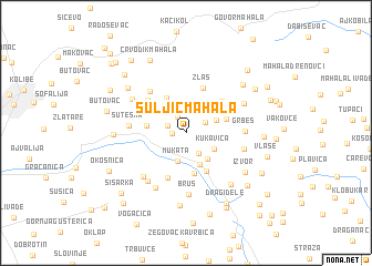 map of Suljić Mahala